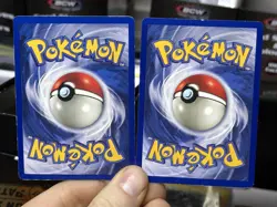 Vaporeon 12/64 Jungle Hitmonchan 7/102 Base Set Vintage Pokemon Card Lot WOTC - Image 2