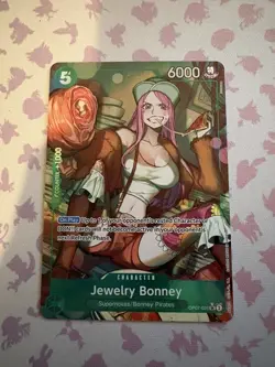One Piece TCG Bonney OP07-026 SR Alternative Art English Edition Mint/NM - Image 1