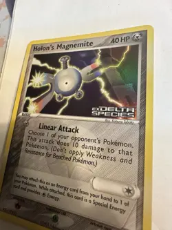 Pokemon TCG Holon's Magnemite EX Delta Species 70/113 Reverse Holo Stamped NM/LP - Image 3