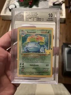 Venusaur Celebrations Classic Series Holo Pokemon Trading Card 15/102 BGS 10 - Image 1