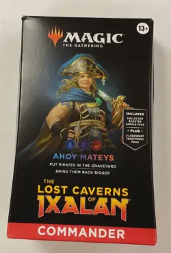 Magic the Gathering Ahoy Mateys Commander Deck Lost Caverns of Ixalan Blu/Rd/Blk - Image 1