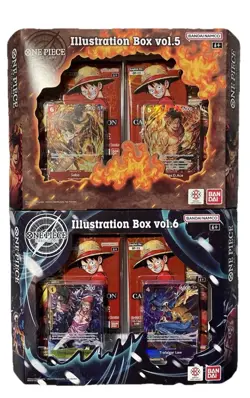 One Piece Illustration Box Vol 5 + Vol 6 Lot Set Of 2 Sealed QTY PRB-02 OP-13 - Image 1
