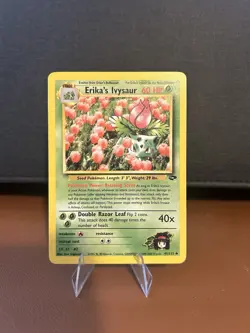 Erika's Ivysaur 41/132 Gym Challenge Pokemon Card WOTC - Image 1