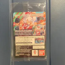 One Piece Monkey Luffy card- Gonzaga game 1/24/26. Bandai Namco - Image 2