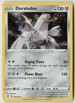 Duraludon - (Cosmos Holo) 129/185 - Misc Cards & Products Holo - PTCG - MP - Image 1