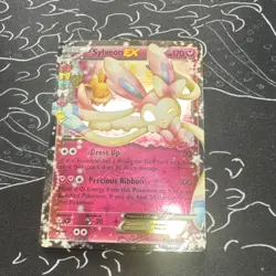 Pokemon Sylveon EX Full Art Ultra Rare Holo Card Generations RC32/RC32 - Image 1