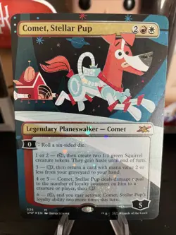 Comet, Stellar Pup (Borderless) (Galaxy Foil) Unfinity Foil - Image 1