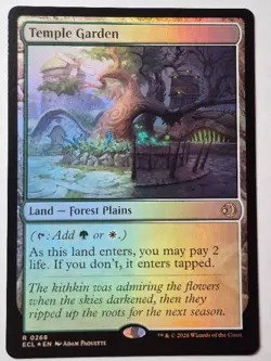 Temple Garden - Lorwyn Eclipsed - Foil - NM - Magic: The Gathering - Image 1