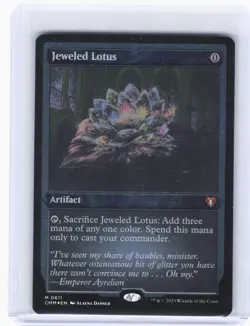 2023 Magic: The Gathering—Jeweled Lotus #0611 Commander Masters—Foil Etched - Image 1