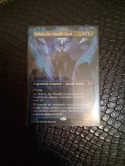 MTG Talion the Kindly Lord - Borderless - Wilds of Eldraine - Nm - Image 1