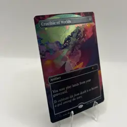 Crucible Of Worlds NM Galaxy Foil MTG Secret Lair Unplayed Magic The Gathering - Image 2