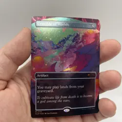 Crucible Of Worlds NM Galaxy Foil MTG Secret Lair Unplayed Magic The Gathering - Image 5
