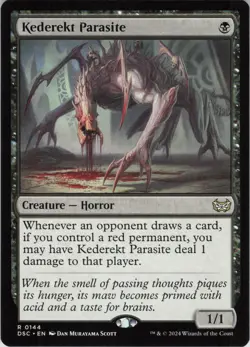 Kederekt Parasite R Commander: Duskmourn: House of Horror 144 NM - Image 1