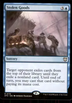 Stolen Goods Commander: Outlaws of Thunder Junction #115 Rare - Image 1