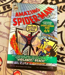 Peter Parker (0232) (Borderless) Marvel's Spider-Man Foil MTG - Image 2