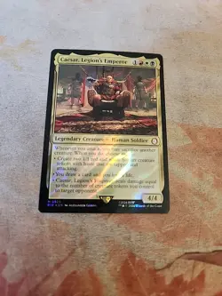 Caesar, Legion's Emperor Surge Foil Universes Beyond Fallout MTG NM - Image 1