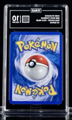 Pokemon 2000 Dark Gyarados #8 Team Rocket 1st Edition Holo HIGHEST RANKED TAG 10 - Image 2