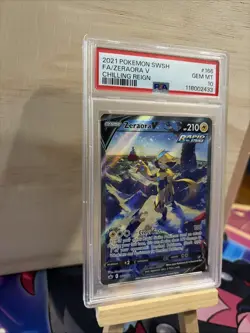 Zeraora V 166/198 PSA 10 - GEM MINT: 2021 Pokemon Chilling Reign Alt Art - Image 2