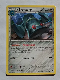 Pokemon - Bronzong - Phantom Forces 61/119 - Rare - NM - Image 1