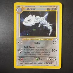 Pokemon Vintage Steelix Neo Genesis Holo Rare Unlimited 15/111 WotC - Image 1