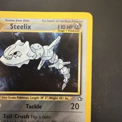Pokemon Vintage Steelix Neo Genesis Holo Rare Unlimited 15/111 WotC - Image 3
