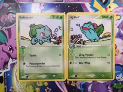 Near Mint Bulbasaur 45/100 Ivysaur 34/100 Crystal Guardians Regular Pokemon TCG - Image 1