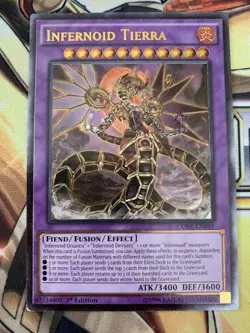 Infernoid Tierra CORE-EN049 Ultimate Rare 1st Edition VLP Yugioh - Image 1