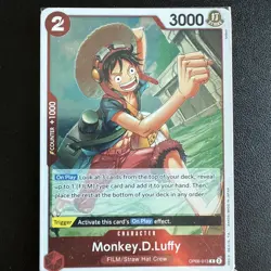 One Piece Monkey.D.Luffy (OP06-013/154) Wings of the Captain NM FOIL - Image 2