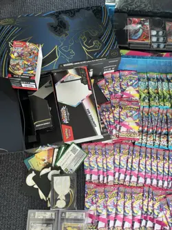 Pokemon Card Collection Lot (Booster Packs/Singles/Graded) - Image 5