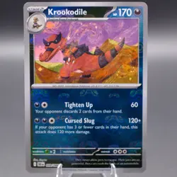 Krookodile (Master Ball Pattern) 059/086 Uncommon SV: Black Bolt Pokemon TCG NM - Image 1