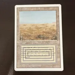 MTG: Scrubland - Revised Edition - LP+ - Reserved List Dual Land- Dual Land CEDH - Image 1