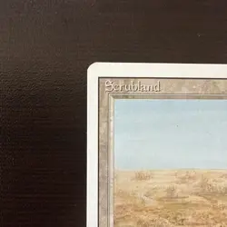MTG: Scrubland - Revised Edition - LP+ - Reserved List Dual Land- Dual Land CEDH - Image 2