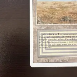 MTG: Scrubland - Revised Edition - LP+ - Reserved List Dual Land- Dual Land CEDH - Image 4