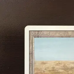 MTG: Scrubland - Revised Edition - LP - Reserved List Dual Land- Dual Land CEDH - Image 2