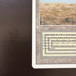 MTG: Scrubland - Revised Edition - LP - Reserved List Dual Land- Dual Land CEDH - Image 4