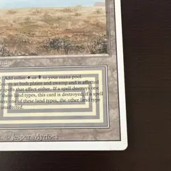 MTG: Scrubland - Revised Edition - LP - Reserved List Dual Land- Dual Land CEDH - Image 5