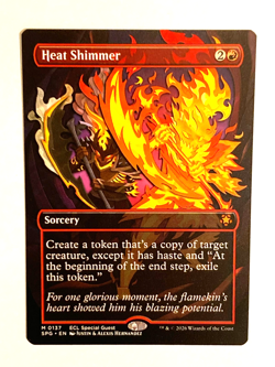 MTG - Heat Shimmer (Borderless) Special Guests / Regular / NM - Image 1