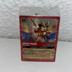 Mickey Mouse - Pirate Captain 18 Disney Lorcana Promo Cards Holo SEALED - Image 1