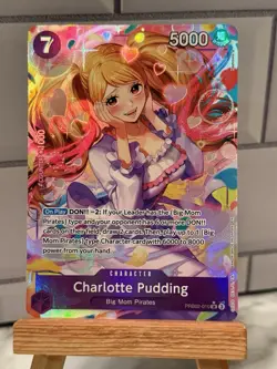 Charlotte Pudding - PRB02-010 (Alternate Art) Premium Booster -The Best - Image 1