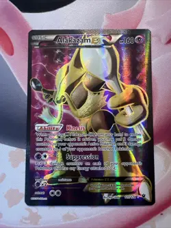 Alakazam EX 117/124 XY Fates Collide 2016 Full Art Pokemon Card TCG LP - Image 1