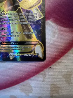 Alakazam EX 117/124 XY Fates Collide 2016 Full Art Pokemon Card TCG LP - Image 2