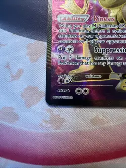 Alakazam EX 117/124 XY Fates Collide 2016 Full Art Pokemon Card TCG LP - Image 3