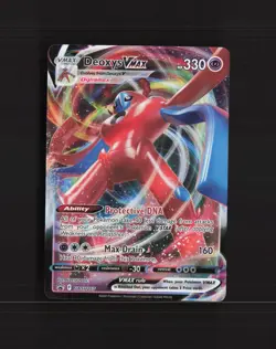 Deoxys VMAX SWSH267 Sword & Shield Black Star Promo Holo Pokemon Card LP+ - Image 1