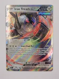 Iron Treads ex 066/091 | Double Rare Card Paldean Fates : Pokemon Card NM - Image 1