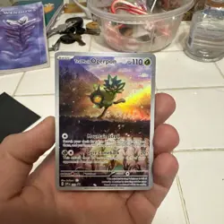 Pokemon TCG Teal Mask Ogerpon SVP 123 Black Star Promo Full Art Holo Card - Image 1