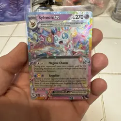 Pokemon TCG Sylveon EX 086/191 Surging Sparks English Card, NM/M Condition - Image 1