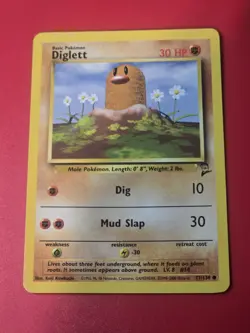 DIGLETT - Base Set 2 - 71/130 - Common - Pokemon Card - Unlimited Edition - Image 1