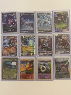 12 Card Pokemon TCG Holo Lot: Gengar V, Lugia V, Venusaur GX - Image 1