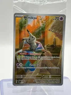 Pokemon TCG Mimikyu Scarlet & Violet Promo Card 075/Promo Sealed 70 HP - Image 4