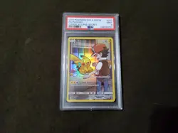 2019 POKEMON SUN & MOON COSMIC ECLIPSE SECRET #241 PIKACHU PSA 9 - Image 1